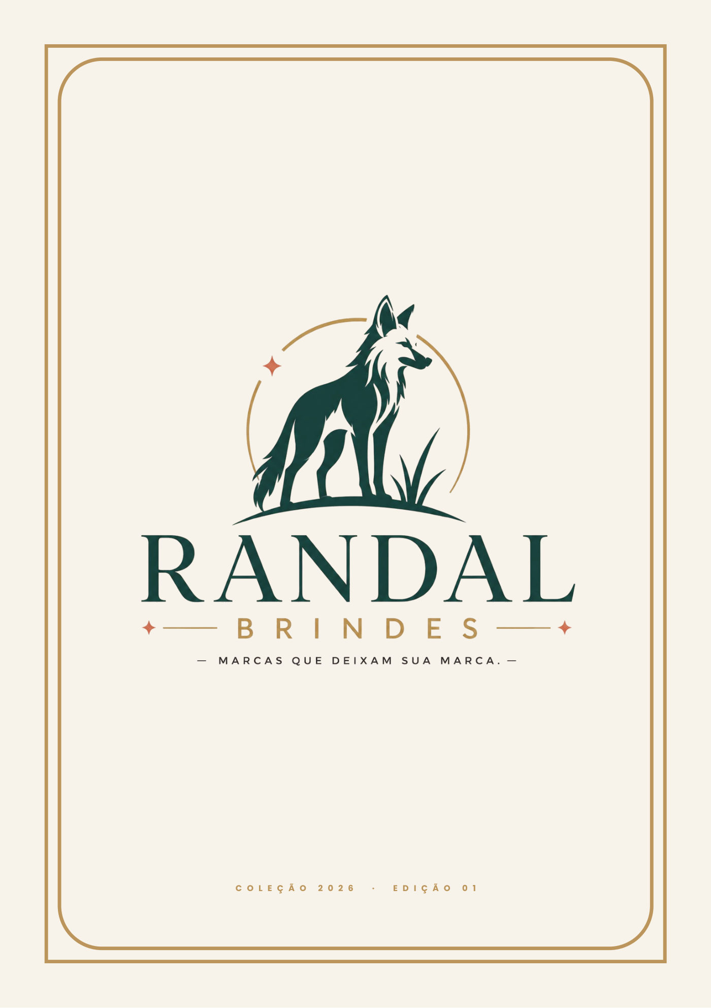 Capa do Catálogo RandAL Brindes 2026