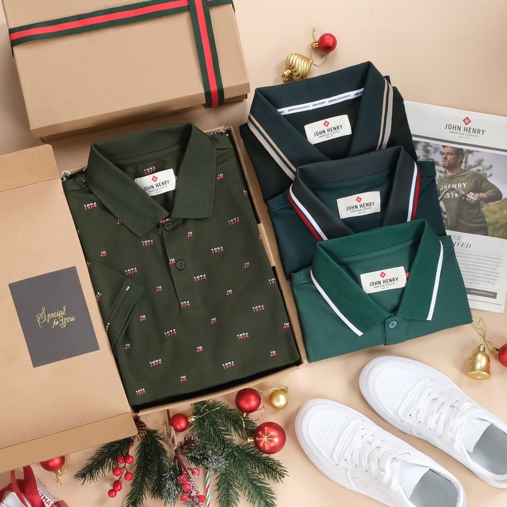 Camisa Polo em Caixa para Presente